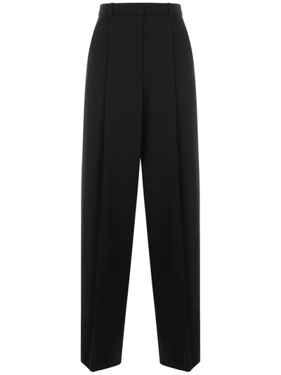 Shop Nina Ricci Trousers In Black