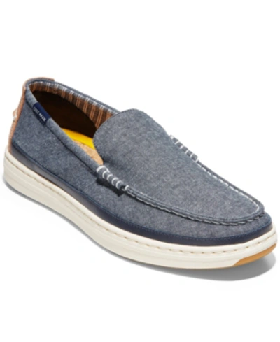 Shop Cole Haan Men's Cloudfeel Weekender Slip-ons Men's Shoes In Blue Chambray