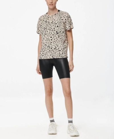 Shop Marc New York Performance Women's Printed Boxy Tee In Lynx