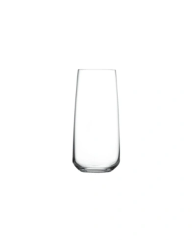 Nude Glass Mirage 4-piece High Ball Glass Set In Clear
