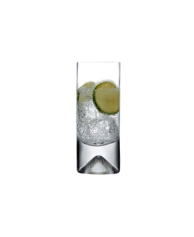 Shop Nude Glass No 9 High Ball Glasses, Set Of 4 In Clear