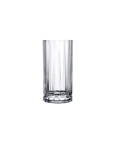 Shop Nude Glass Wayne High Ball Glass, Set Of 4 In Clear