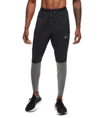 Shop Nike Men's Phenom Elite Future Fast Hybrid Running Pants In Black