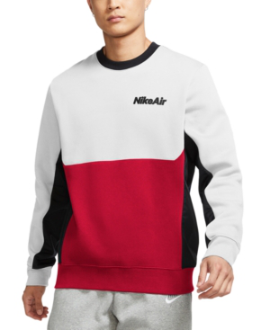 nike air sweatshirt in red