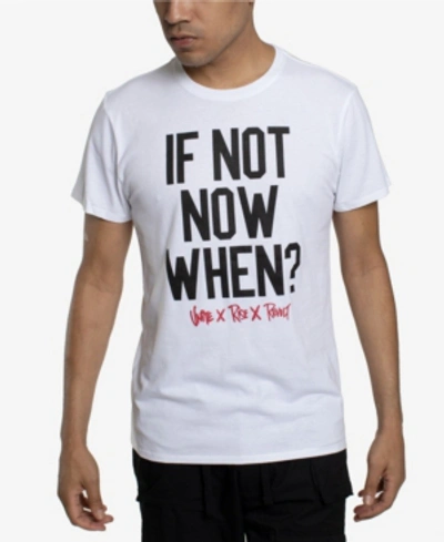 Shop Sean John Men's If Not Now When Tee In Bright Whi