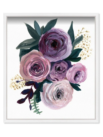 Shop Oliver Gal Purple Ranunculus Framed Print