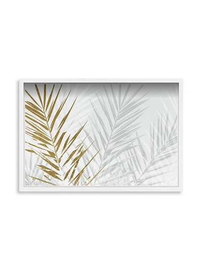 Shop Oliver Gal Eucalyptus Palm Gold Framed Art