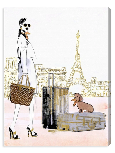 Shop Oliver Gal Globetrotter Companion Canvas Art In Size 24 X 18