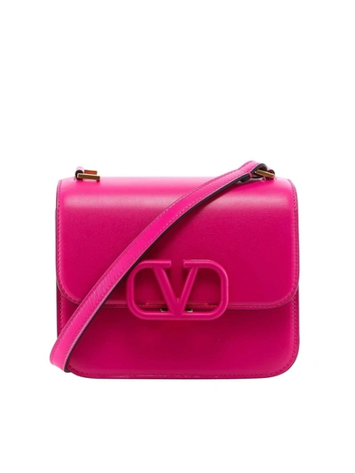 Shop Valentino Vsling Mini Bag In Fuchsia