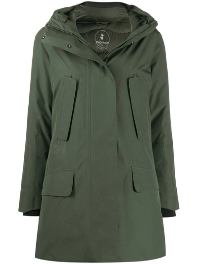 Shop Save The Duck D4652w Heroy Mid-length Coat In Green