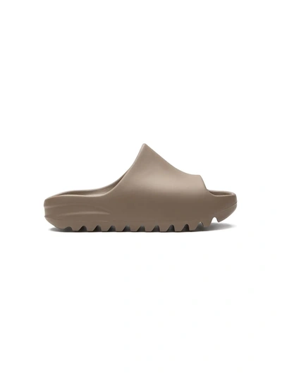 Adidas Originals Yeezy Ridged Slides In Brown