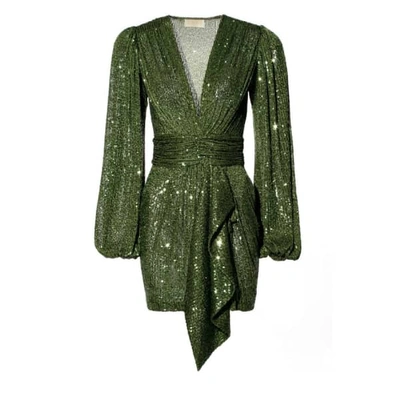 Aggi By Halewski Dress Anastasia Vineyard Green In Green