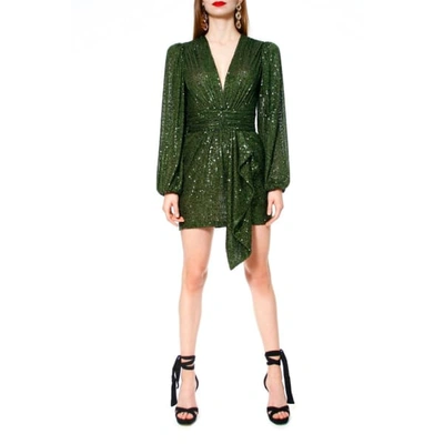 Aggi By Halewski Dress Anastasia Vineyard Green In Green