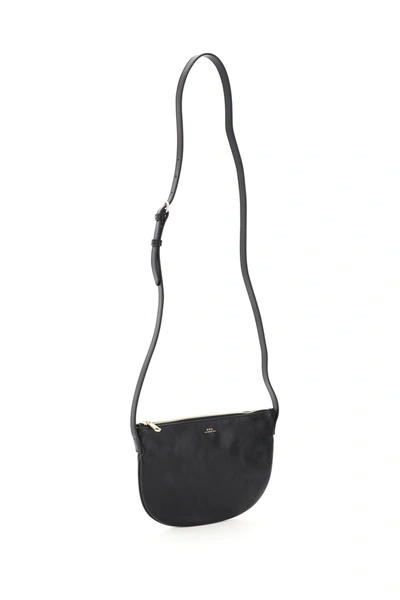 Shop Apc A.p.c. Maelys Shoulder Bag In Noir