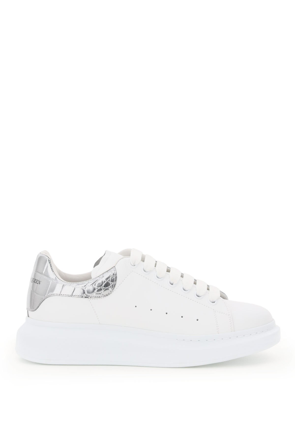 mcqueen sneakers silver
