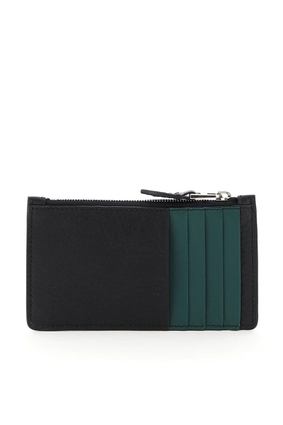 Shop Burberry Somerset Card Holder In Black