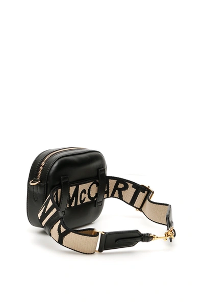 Shop Stella Mccartney Beltbag With Perforated Logo In Black