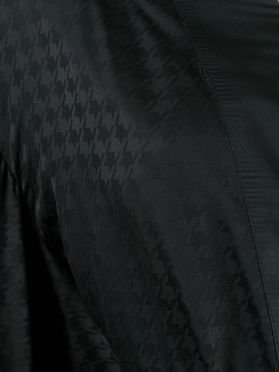 Shop Balmain Geometric Pattern Kimono Robe In Black