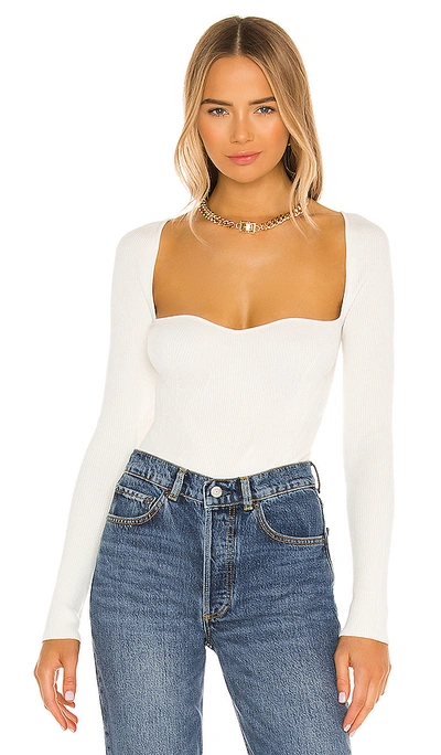 Shop One Grey Day X Revolve Seville Bodysuit In Ivory