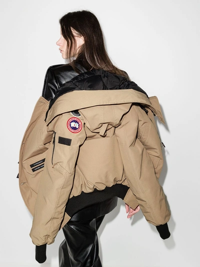 Shop Y/project X Canada Goose Chilliwack Bomber Jacket In Brown