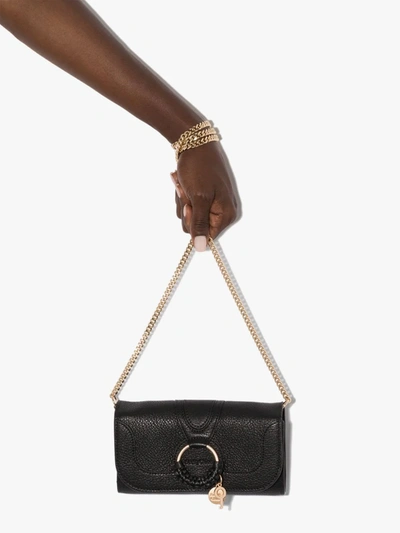 Shop See By Chloé - Black Hana Leather Chain Wallet Bag - Women's