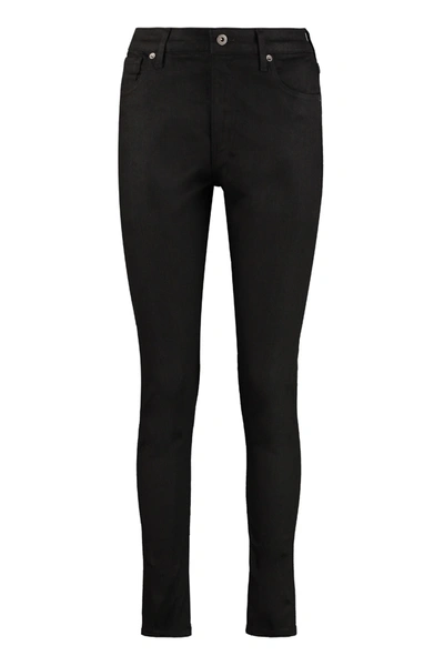 Shop Levi's 721 High-rise Skinny Jeans In Black