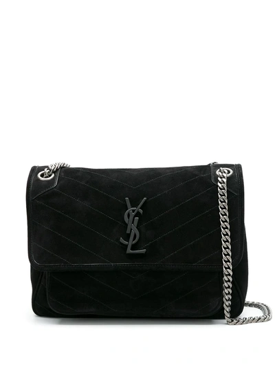 Shop Saint Laurent Medium Niki Shoulder Bag In Black