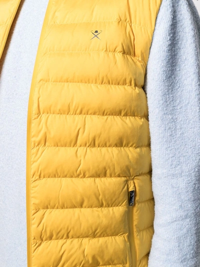 HACKETT PADDED LOGO EMBROIDERED GILET 