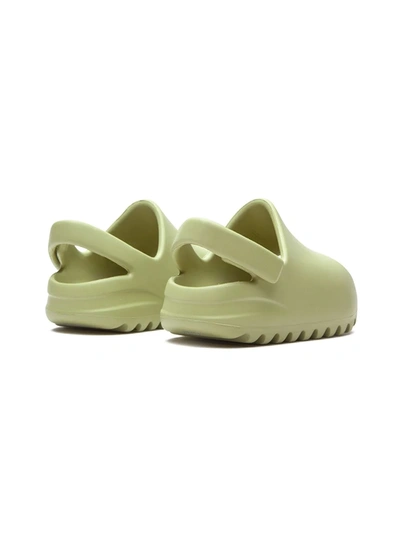 Adidas Originals Yeezy Slides In Green