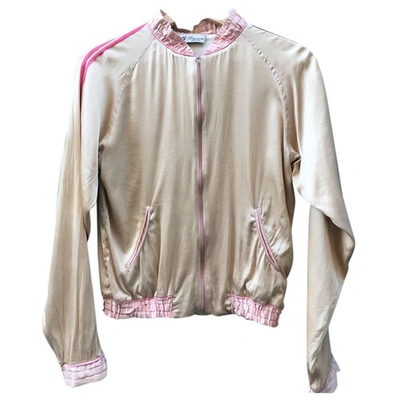 Pre-owned Blumarine Pink Silk Jacket