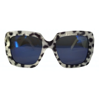 Pre-owned Marc Jacobs White Sunglasses