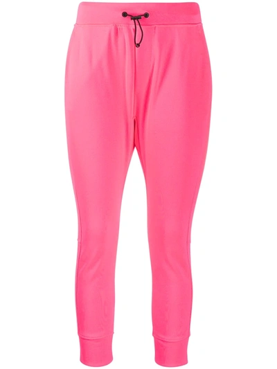 Shop Dsquared2 Logo Print Track Pants In Pink