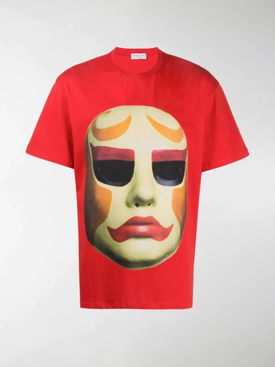 Shop Ih Nom Uh Nit Mask-print T-shirt In Red