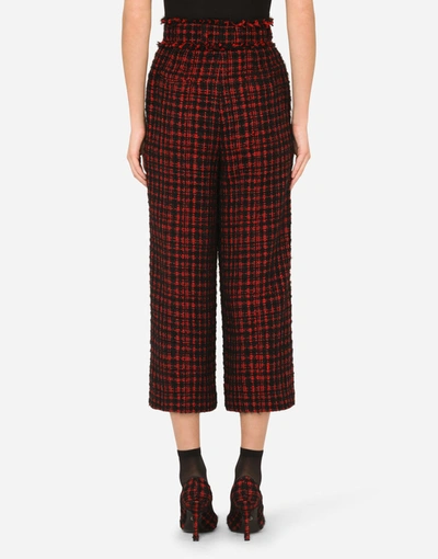 Shop Dolce & Gabbana Tweed Culottes