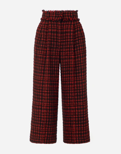 Shop Dolce & Gabbana Tweed Culottes