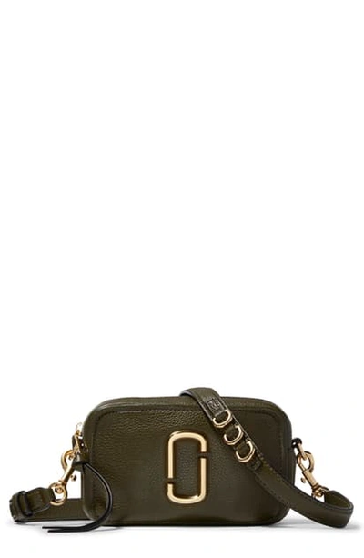 Shop The Marc Jacobs The Softshot 17 Leather Bag In Balsam Fir