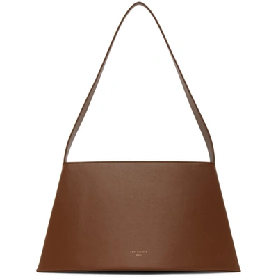 Shop Low Classic Brown Curve Bag In Camel