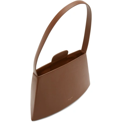 Shop Low Classic Brown Curve Bag In Camel
