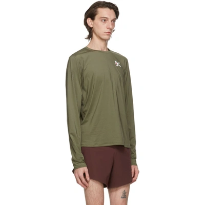 Shop District Vision Khaki Air-wear Long Sleeve T-shirt