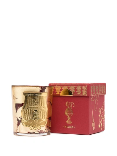 Shop Cire Trudon Christmas Gloria Candle In Gold