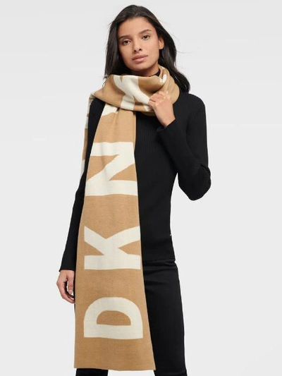 Dkny logo scarf discount