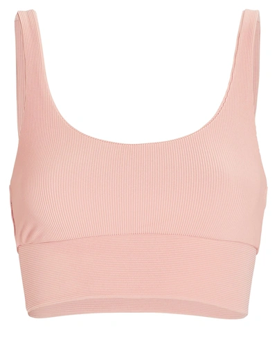 Shop Beach Riot Leah Rib Knit Top In Pink