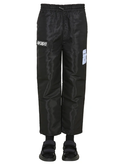 Shop Mcq By Alexander Mcqueen Cargo Pants In Nero