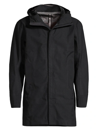 Shop Veilance Men's Navier Waterproof Jacket In Black