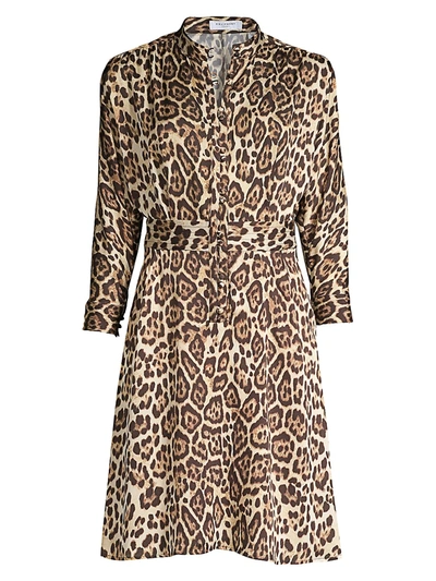 Shop Equipment Women's Adalicia Leopard-print A-line Dress In True Black Multi