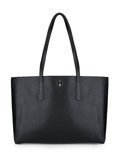 Shop Kate Spade Women's Large Molly Leather Tote In Black
