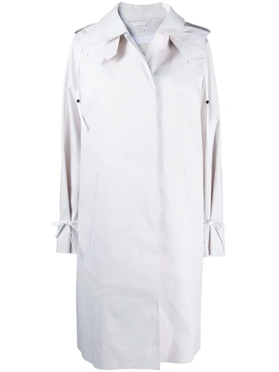 Cecilie Bahnsen Single-breasted Mid-length Coat In White