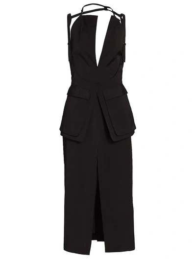 Shop Jacquemus La Robe Ascea Dress In Black