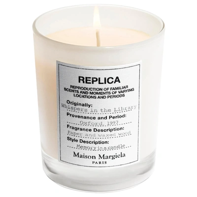 Shop Maison Margiela 'replica' Whispers In The Library Scented Candle 5.8 oz/ 165 G