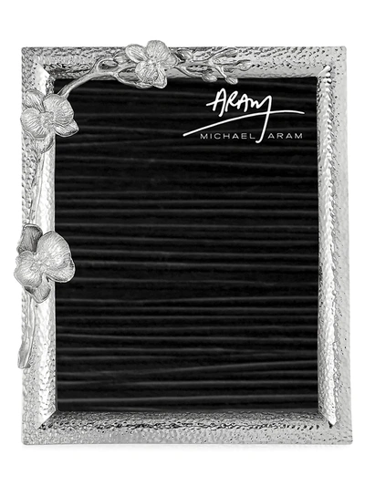 Shop Michael Aram Personalized White Orchid Frame In Size 8 X 10